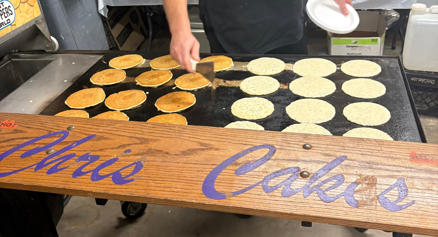 Image of Chris Cakes pancakes